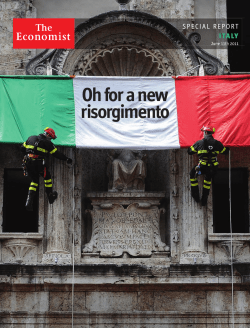 Oh for a new risorgimento
