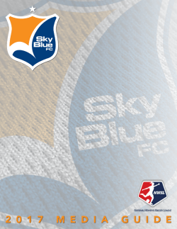 2017 SKY BLUE FC MEDIA GUIDE