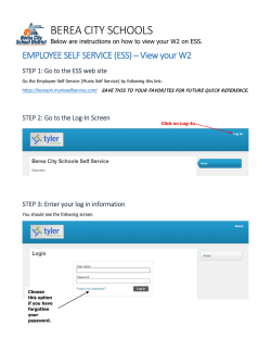 ESS W2 Viewing Instructions