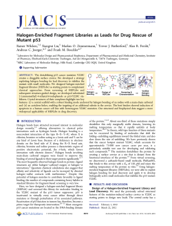 Halogen-Enriched Fragment Libraries as Leads for Drug Rescue of