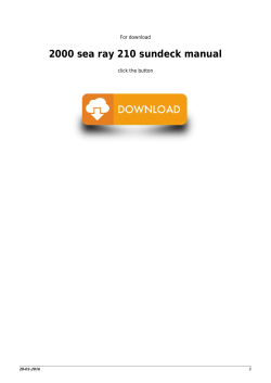 2000 sea ray 210 sundeck manual