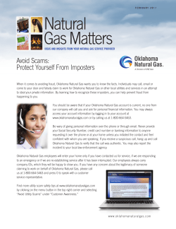 Natural GasMatters - Texas Gas Service