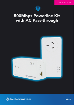 Quick Start Guide - NetComm Wireless