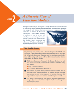 Lesson 2 - Core-Plus Mathematics Project