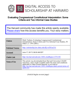 Evaluating Cong erpretation_ Some Crit