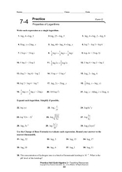 worksheet 7-4
