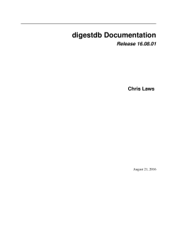 digestdb Documentation
