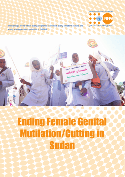 Ending Female Genital Mutilation/Cutting in Sudan