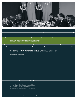 China`s Risk Map in the South Atlantic