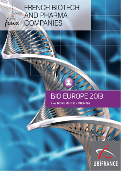 french biotech and pharma companies