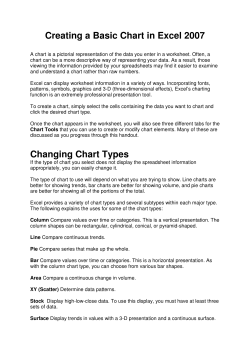 Creating a Basic Chart in Excel 2007 Changing Chart Types