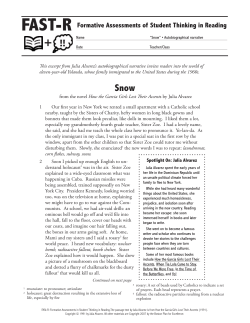 FAST-R Formative Assessments of Student Thinking