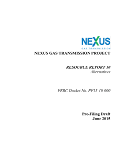 NEXUS Resource Report