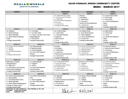 March - David Posnack JCC