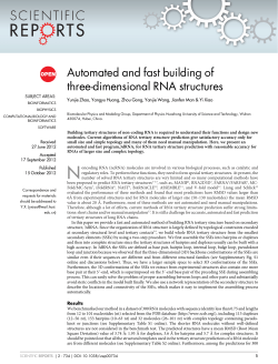 Automated and fast building of three