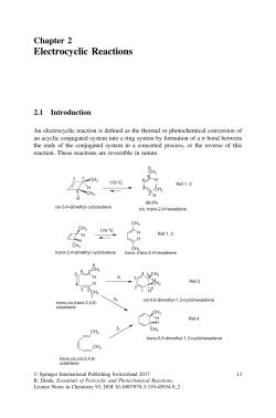 Electrocyclic Reactions