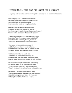 Fizzard the Lizard and his Quest for a Gizzard