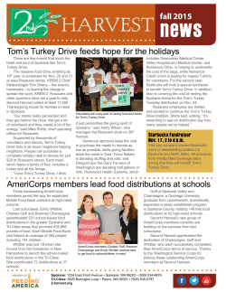 Tom`s Turkey Drive feeds hope for the holidays AmeriCorps