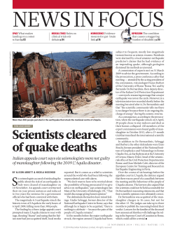 Scientists cleared of quake deaths