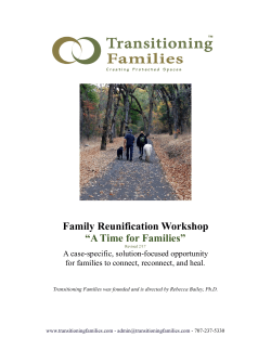 TF Family Reunification Workshop February 2017