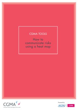 How to communicate risks using a heat map