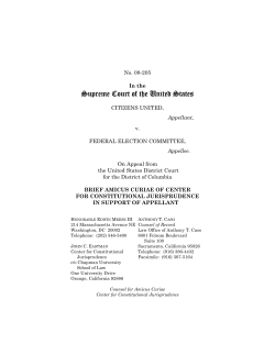 Center for Constitutional Jurisprudence