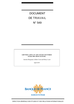 GDP per capita in advanced countries over the 20