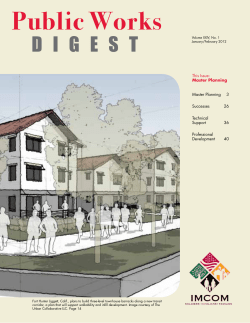 Army Public Works Digest January 2012