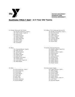 Southlake YMCA T-Ball