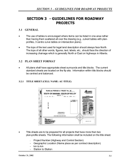 Section 3 - Alberta Transportation