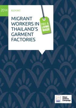 migrant workers in thailand`s garment factories