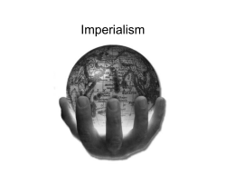 The New Imperialism
