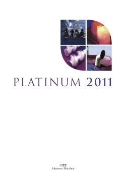 in English - Platinum Matthey