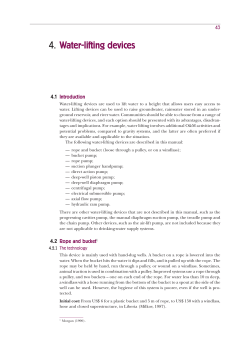 4. Water-lifting devices - World Health Organization