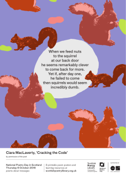 Ciara MacLaverty, `Cracking the Code`