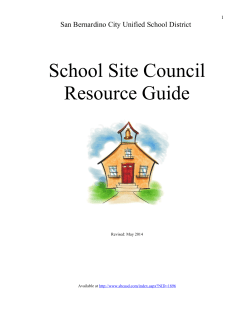 School Site Council