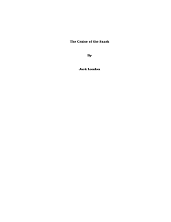 The Cruise of the Snark By Jack London