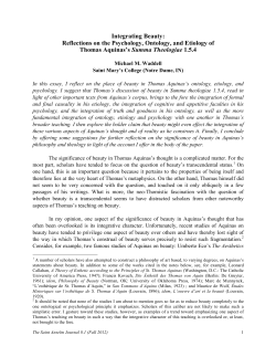 Integrating Beauty: Reflections on the Psychology, Ontology, and