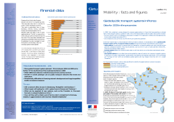 Mobility : facts and figures Guided public transport systems in France