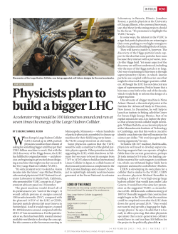 Physicists plan to build a bigger LHC
