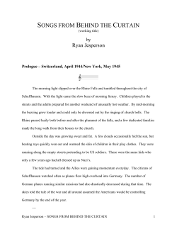 songs from behind the curtain