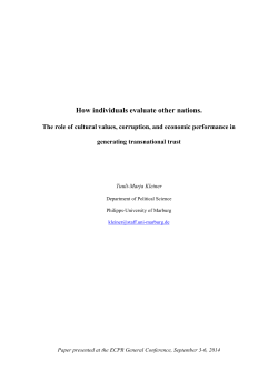 How individuals evaluate other nations