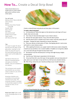 Create a Decal Strip Bowl
