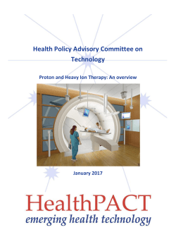 Proton and Heavy Ion Therapy