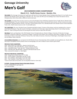 Bandon Dunes Information Sheet