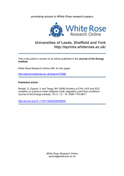 - White Rose Research Online