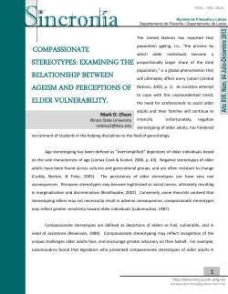 compassionate stereotypes: examining the relationship