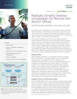 Radically Simplify Desktop Virtualization for Remote and Branch