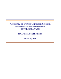 FY16 Audited Financial Statement