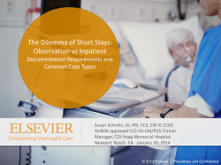 The Dilemma of Short Stays: Observation vs Inpatient